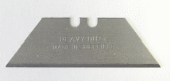 Type 1992 025 H/Duty Utility Blades (60mm long 0.025" Thick )                                                                                                                                                                                                  