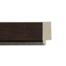 FLAT WALNUT WOODGRAIN SILVER LINE