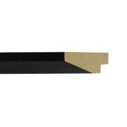 Glenwood Mouldings Ltd. 20 x 45mm BEVEL BLACK