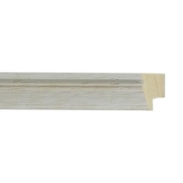 BEVEL DISTRESSED  WHITE WHITE WASH