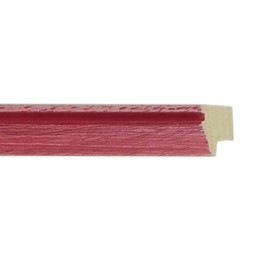 BEVEL DISTRESSED RED WHITE WASH