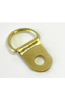 D-Rings Single Hole No 75 Brassed Small - Qty: 1000