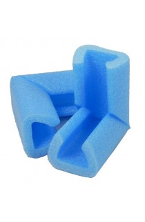 Blue Polyethylene foam corner protector 25-35mm