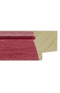 BEVEL DISTRESSED RED WHITE WASH