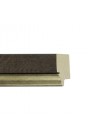 FLAT WITH SCOOP WALNUT DISTRESSED SILVER EDGE
