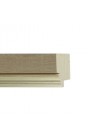 FLAT WITH SCOOP NATURAL SILVER EDGE